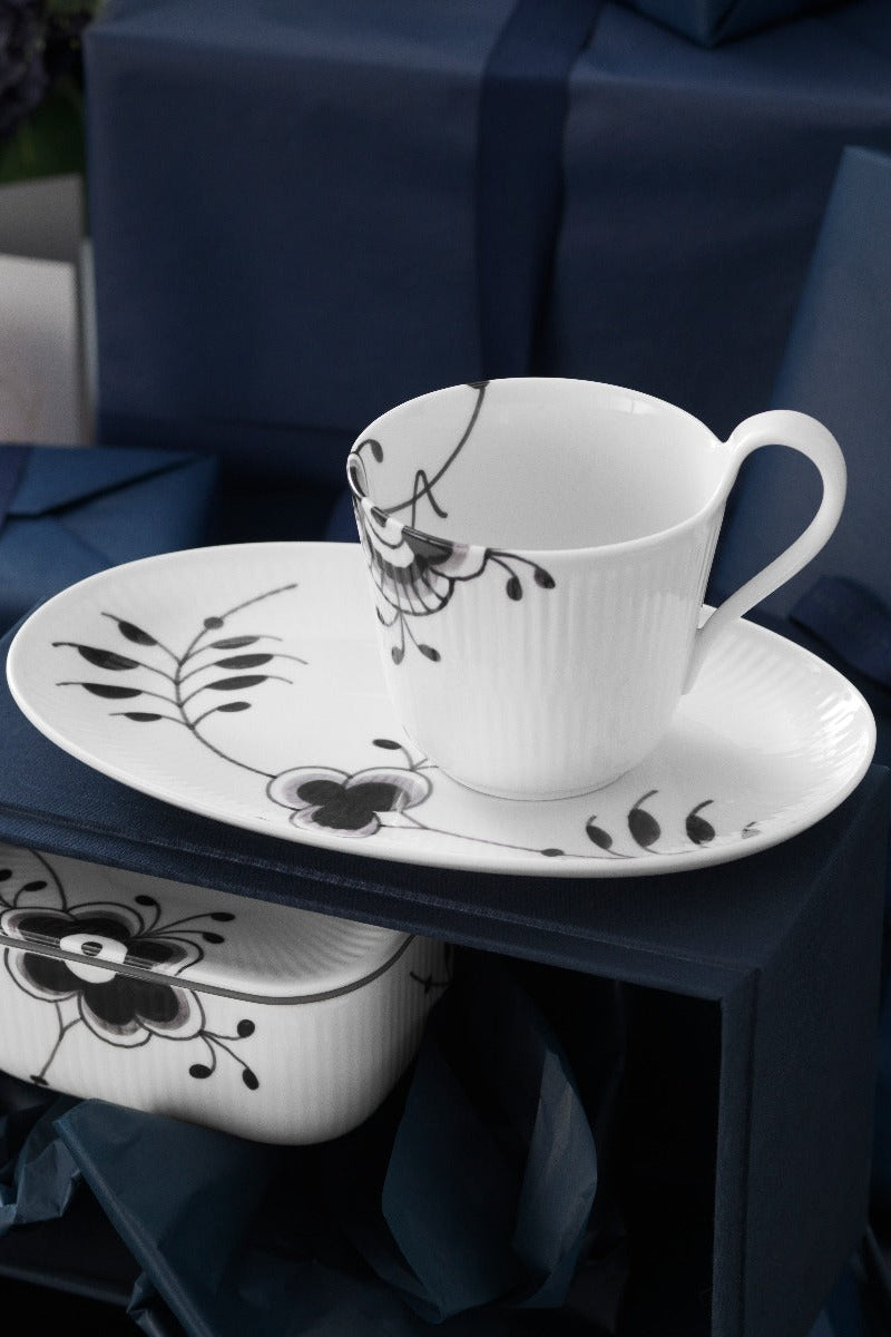 Royal Copenhagen Sort Mega riflet asiette - 23 cm. - Bahne